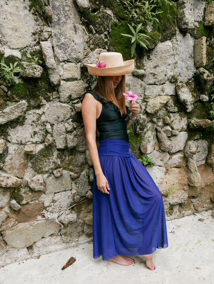 Falda Oli Color Azul Marino