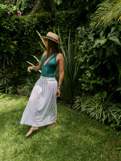 Falda Oli Color Blanco